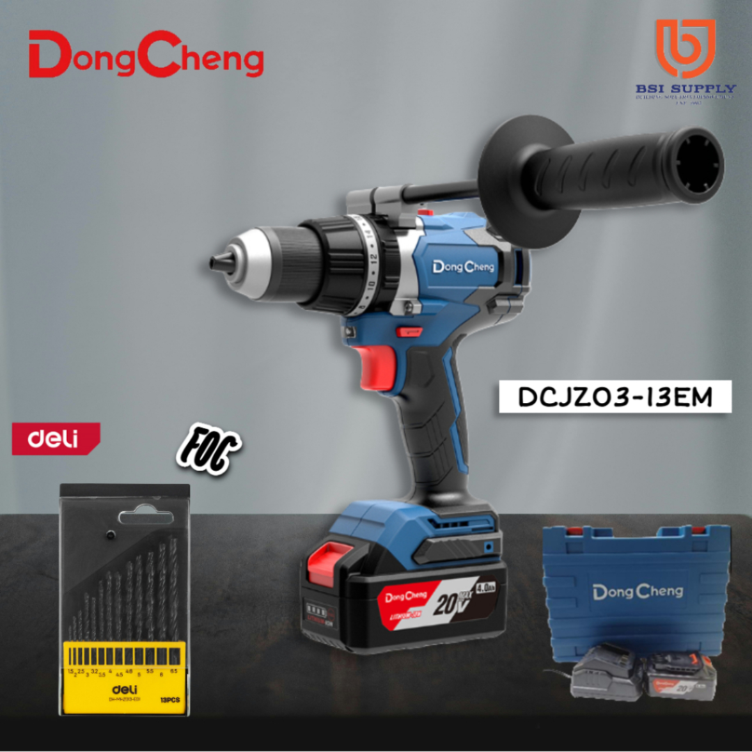 (SG STOCK) Dong Cheng Brushless Motor Driver Drill / Hammer Drill 850W (DCJZ03-13)(BDC8203)