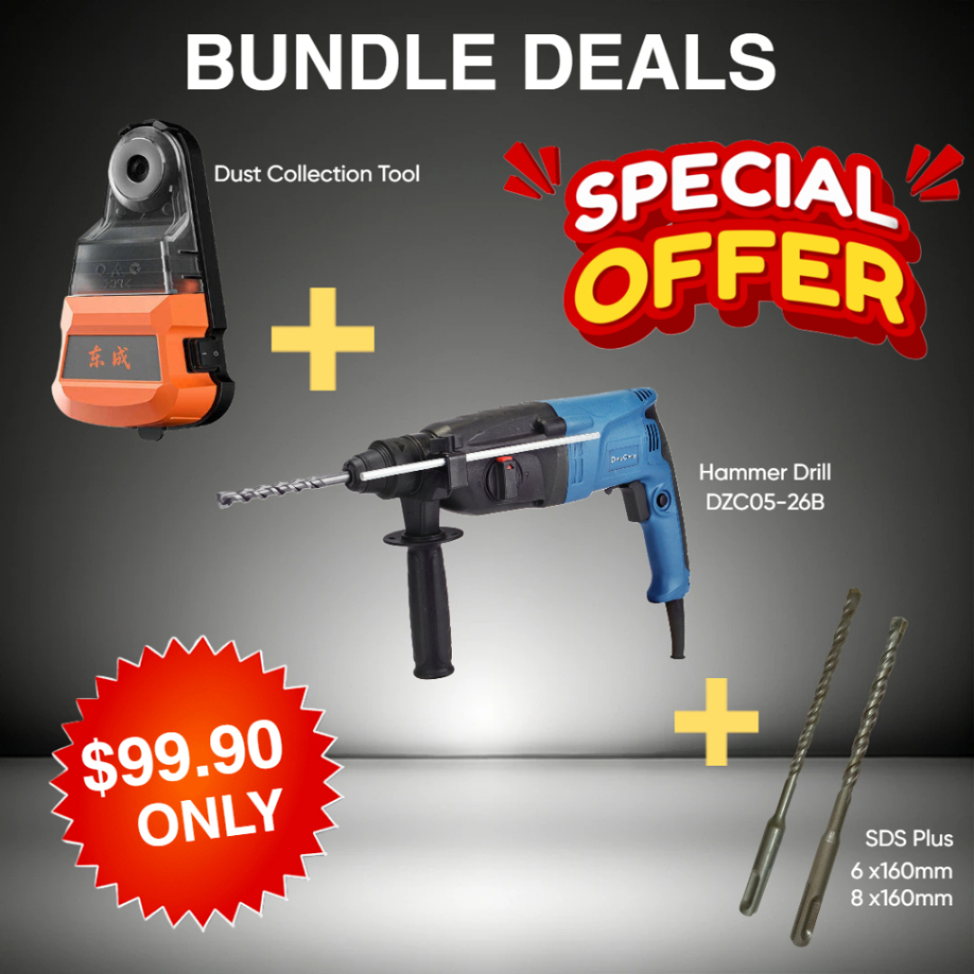 (SG Stock) Dong Cheng Hammer Drill 800W